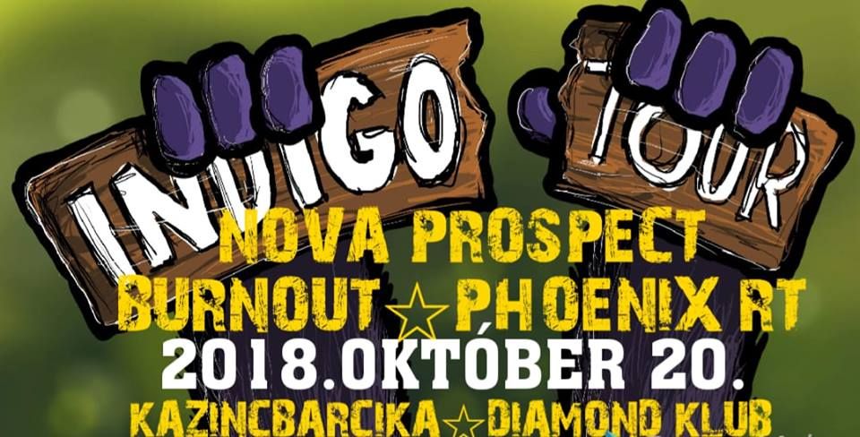Phoenix RT, Nova Prospect és Burnout koncert Kazincbarcikán